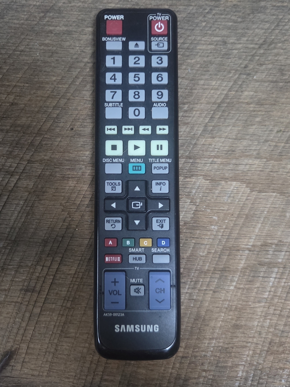 Samsung AK59-00123A Clean Like New Remote Control ~ Bin 1A